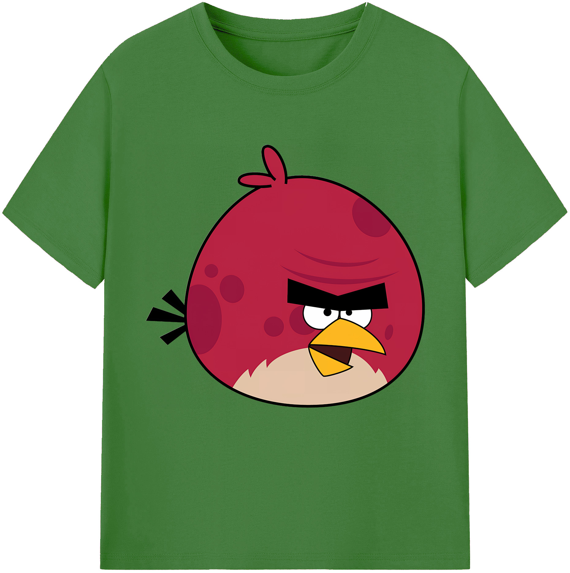 （画像用） Angry Birds アングリーバード レディースカジュアルプリントTシャツ（綿100％）